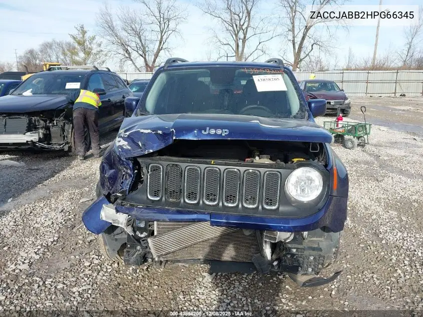 ZACCJABB2HPG66345 2017 Jeep Renegade Latitude Fwd