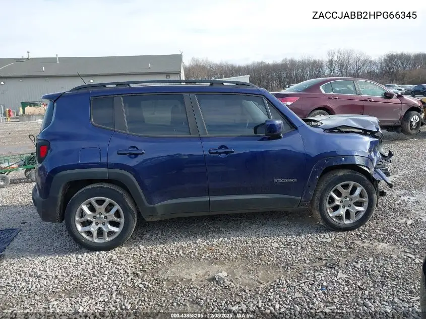 ZACCJABB2HPG66345 2017 Jeep Renegade Latitude Fwd