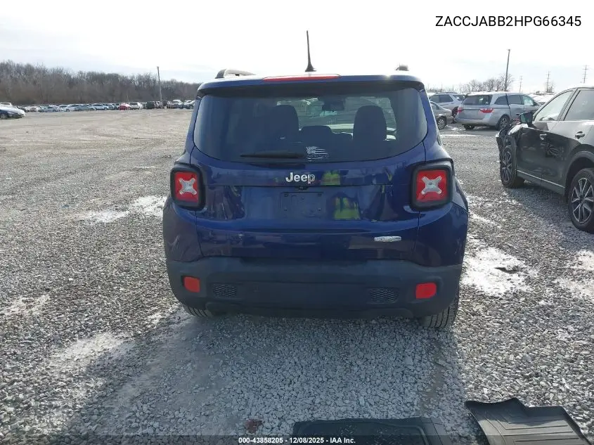 ZACCJABB2HPG66345 2017 Jeep Renegade Latitude Fwd