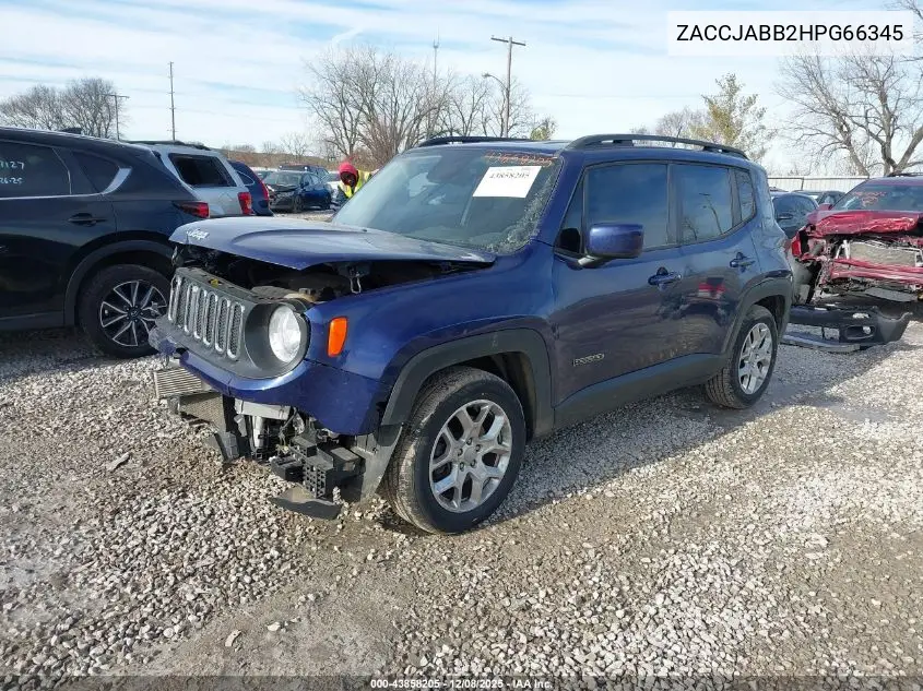 ZACCJABB2HPG66345 2017 Jeep Renegade Latitude Fwd