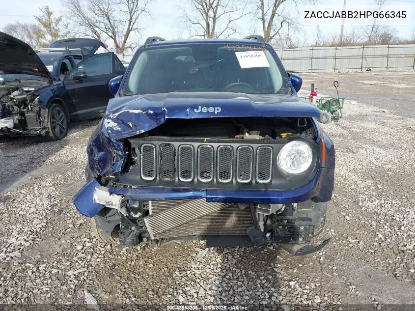 ZACCJABB2HPG66345 2017 Jeep Renegade Latitude Fwd
