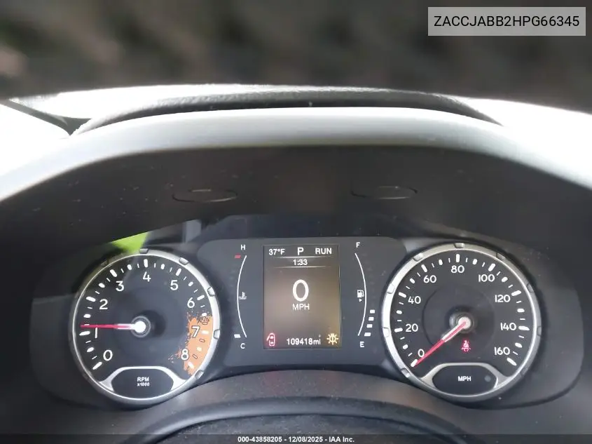 ZACCJABB2HPG66345 2017 Jeep Renegade Latitude Fwd