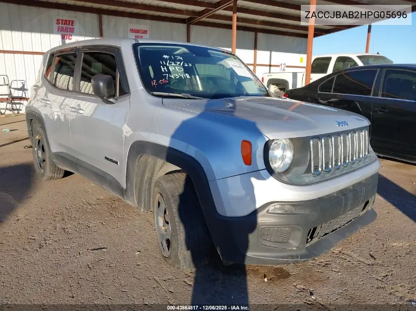 ZACCJBAB2HPG05696 2017 Jeep Renegade Sport 4X4