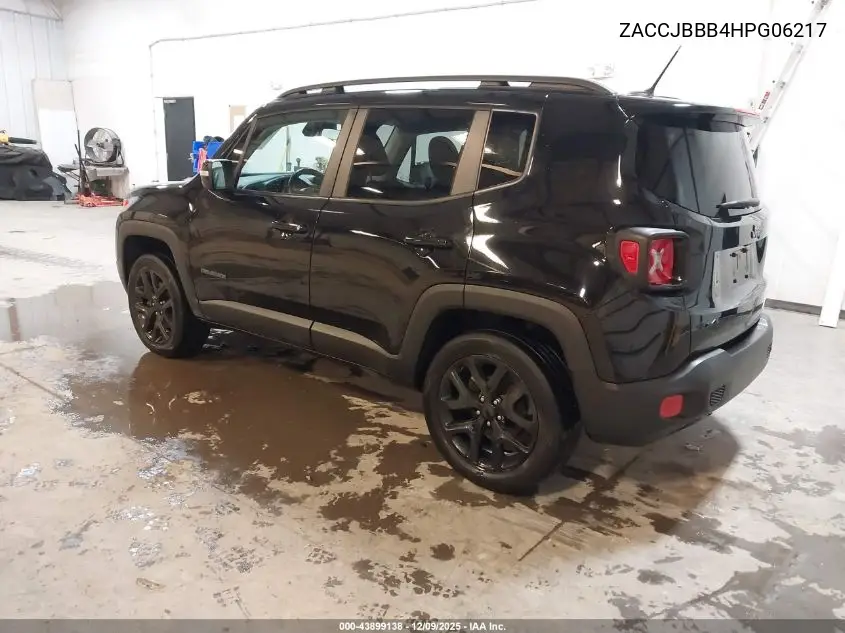 ZACCJBBB4HPG06217 2017 Jeep Renegade Altitude 4X4
