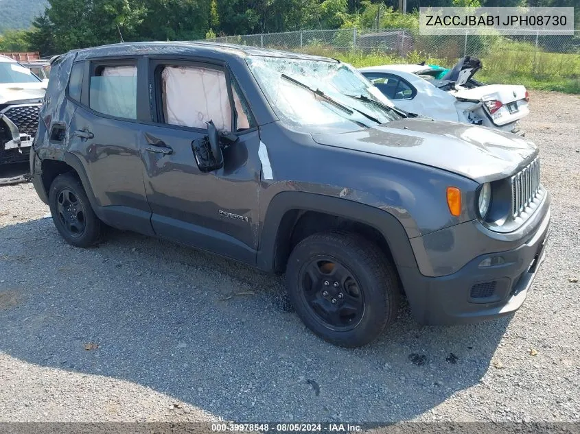 ZACCJBAB1JPH08730 2018 Jeep Renegade Sport 4X4