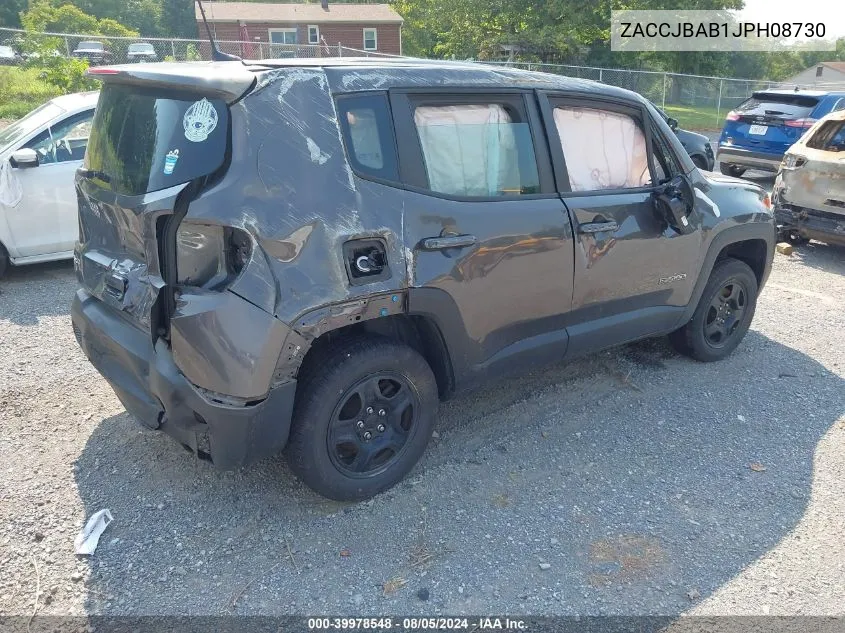 ZACCJBAB1JPH08730 2018 Jeep Renegade Sport 4X4