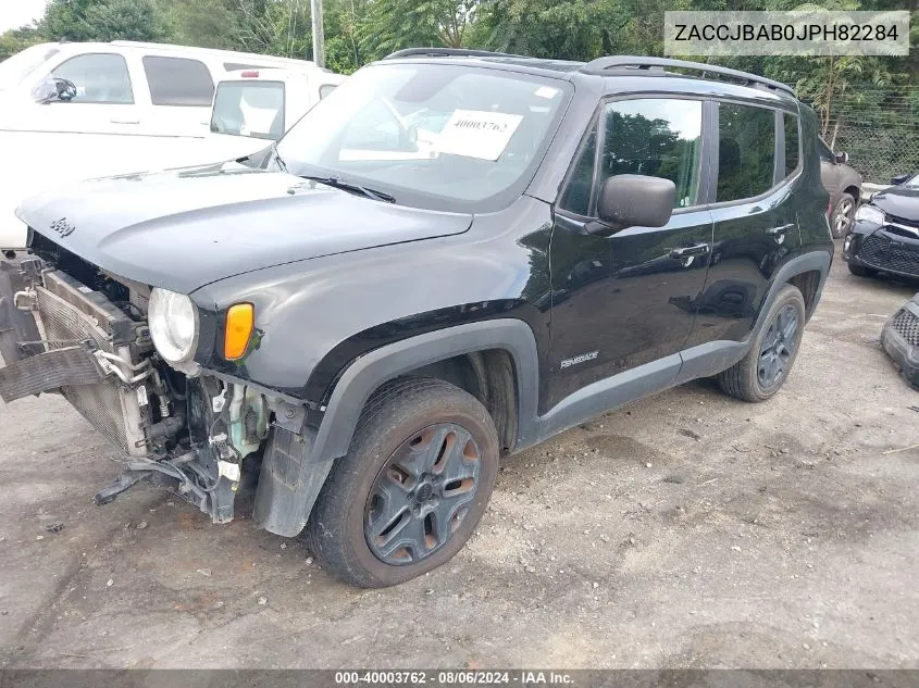 2018 Jeep Renegade Upland Edition 4X4 VIN: ZACCJBAB0JPH82284 Lot: 40003762