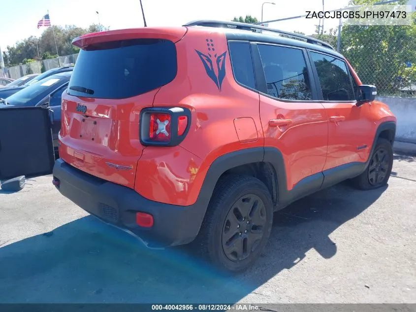 ZACCJBCB5JPH97473 2018 Jeep Renegade Trailhawk 4X4