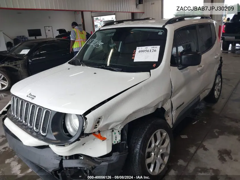 2018 Jeep Renegade Sport 4X4 VIN: ZACCJBAB7JPJ30209 Lot: 40056126