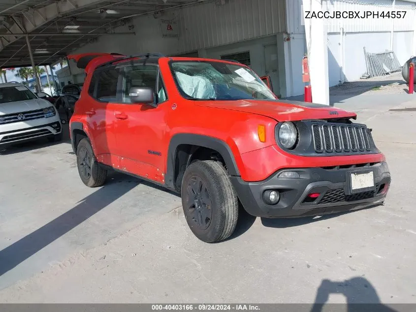 2018 Jeep Renegade Trailhawk VIN: ZACCJBCBXJPH44557 Lot: 40403166