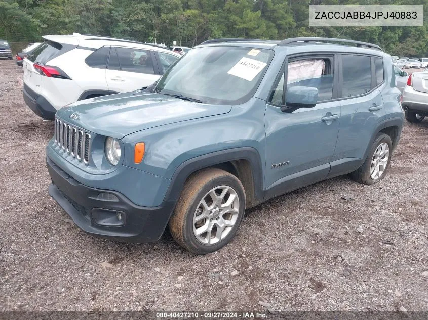 ZACCJABB4JPJ40883 2018 Jeep Renegade Latitude Fwd