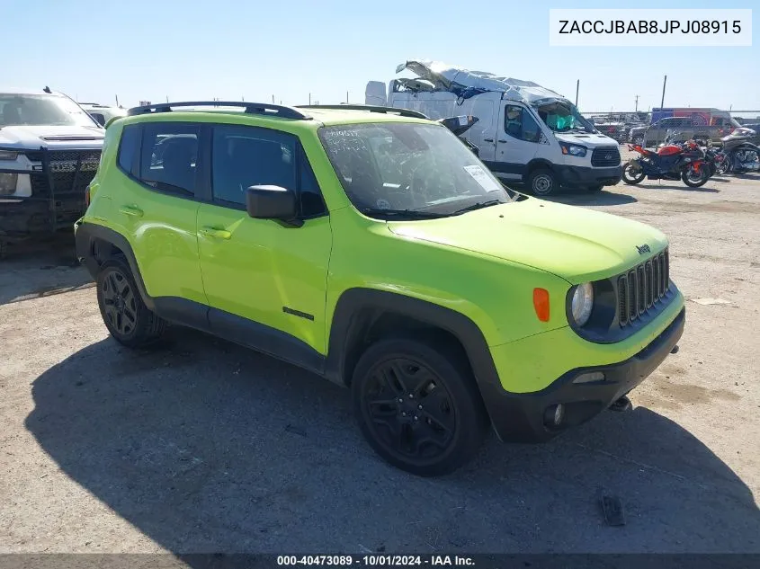 ZACCJBAB8JPJ08915 2018 Jeep Renegade Upland Edition 4X4