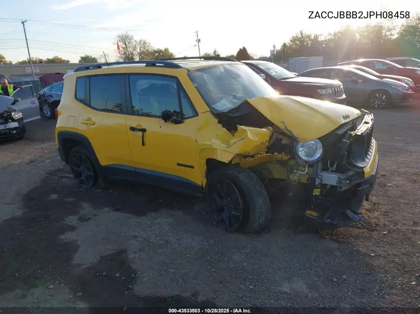 ZACCJBBB2JPH08458 2018 Jeep Renegade Altitude 4X4