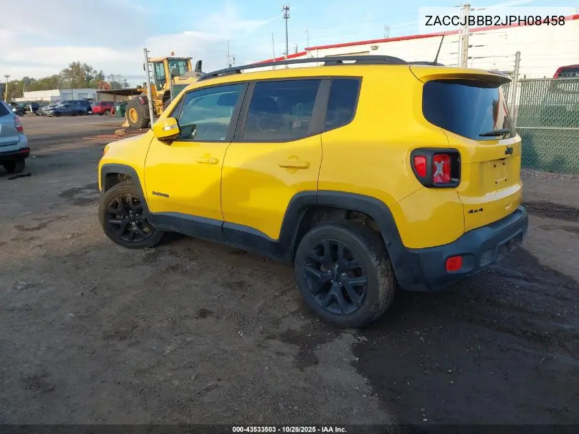 ZACCJBBB2JPH08458 2018 Jeep Renegade Altitude 4X4
