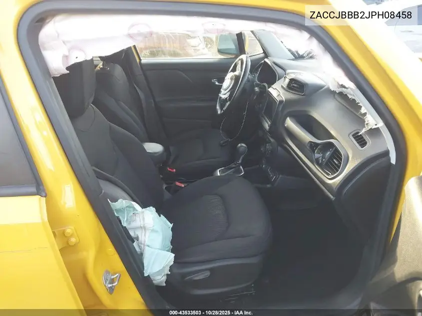 ZACCJBBB2JPH08458 2018 Jeep Renegade Altitude 4X4