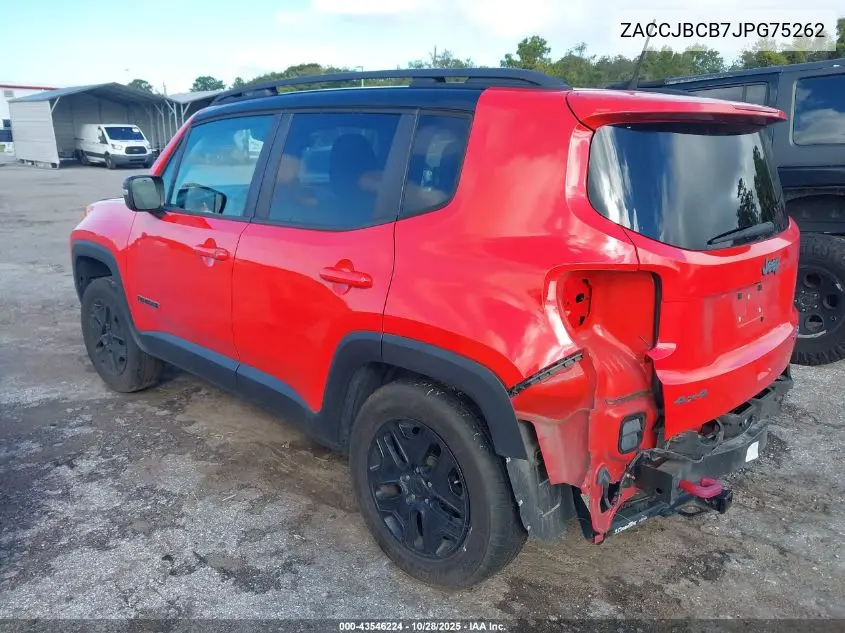 ZACCJBCB7JPG75262 2018 Jeep Renegade Trailhawk 4X4