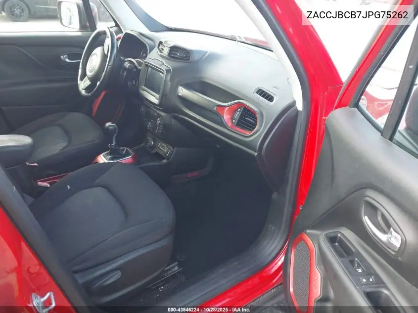ZACCJBCB7JPG75262 2018 Jeep Renegade Trailhawk 4X4