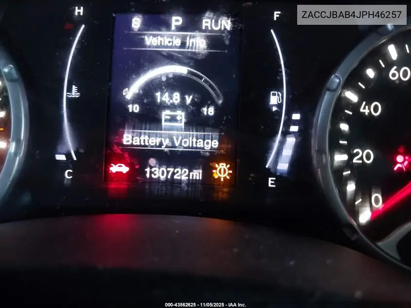 ZACCJBAB4JPH46257 2018 Jeep Renegade Upland Edition 4X4