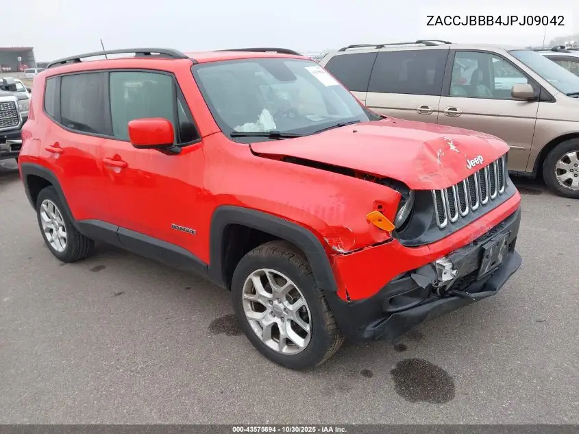 ZACCJBBB4JPJ09042 2018 Jeep Renegade Latitude 4X4