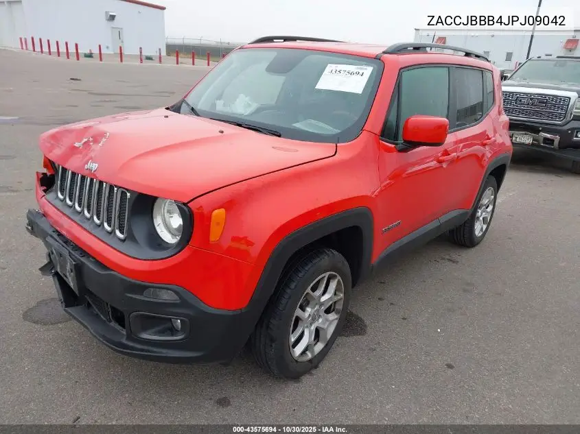 ZACCJBBB4JPJ09042 2018 Jeep Renegade Latitude 4X4
