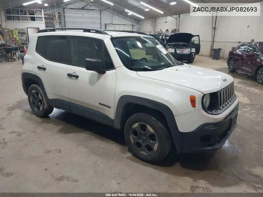 ZACCJBABXJPG82693 2018 Jeep Renegade Sport 4X4