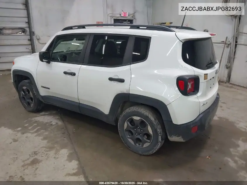 ZACCJBABXJPG82693 2018 Jeep Renegade Sport 4X4