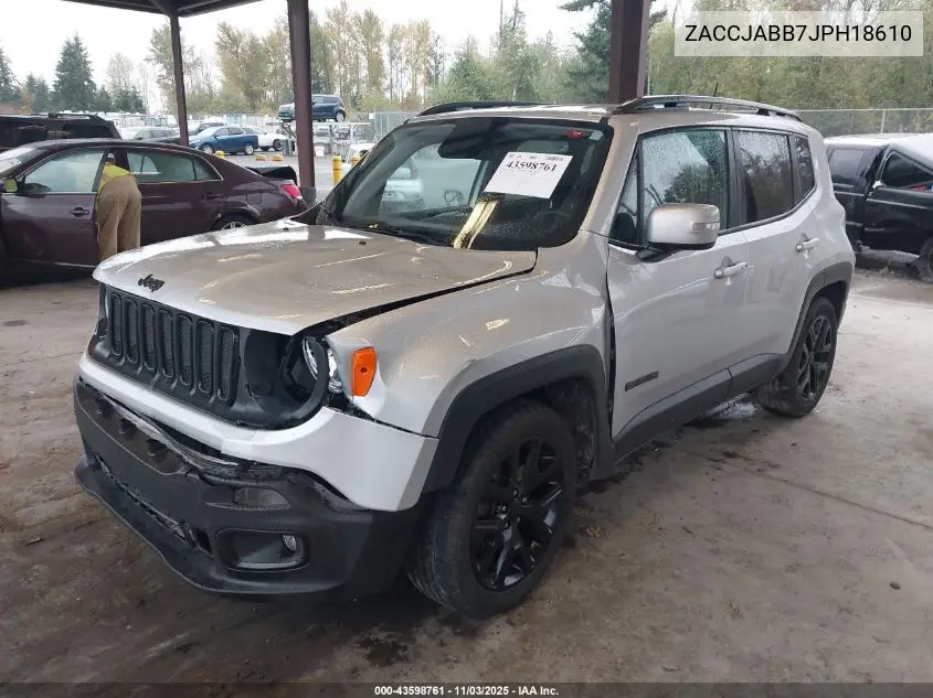 ZACCJABB7JPH18610 2018 Jeep Renegade Altitude Fwd