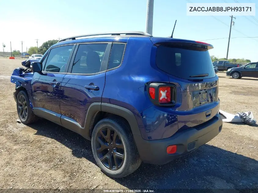 ZACCJABB8JPH93171 2018 Jeep Renegade Altitude Fwd