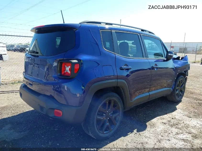 ZACCJABB8JPH93171 2018 Jeep Renegade Altitude Fwd