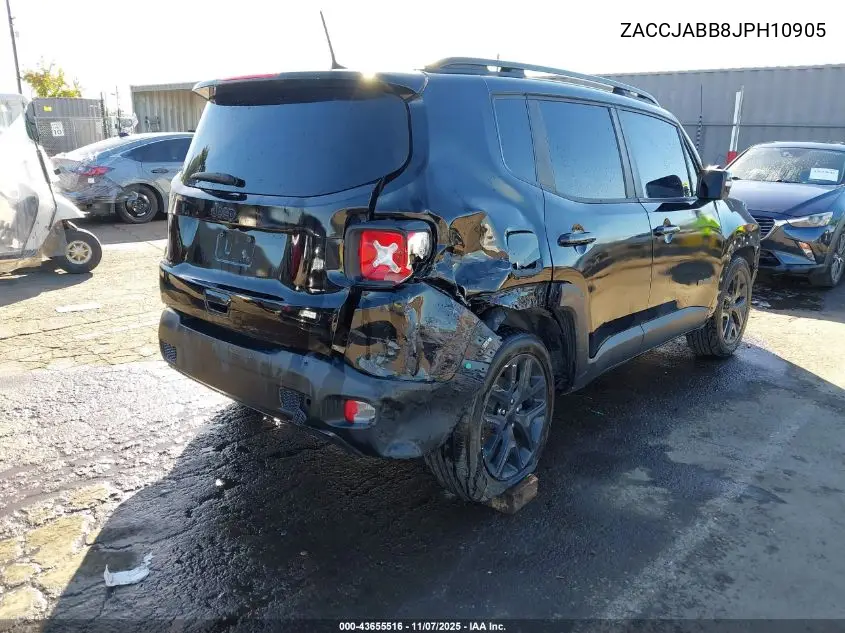 ZACCJABB8JPH10905 2018 Jeep Renegade Altitude Fwd