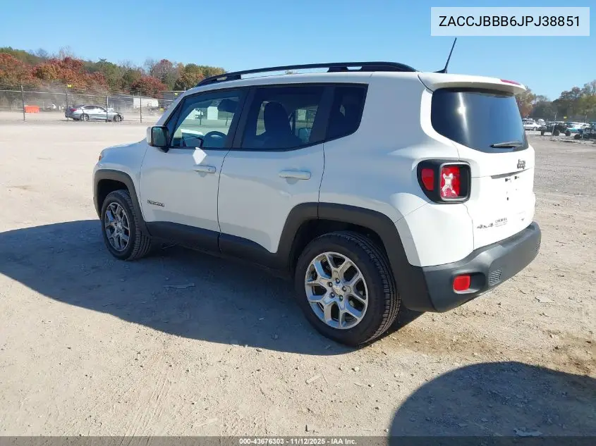 ZACCJBBB6JPJ38851 2018 Jeep Renegade Latitude 4X4