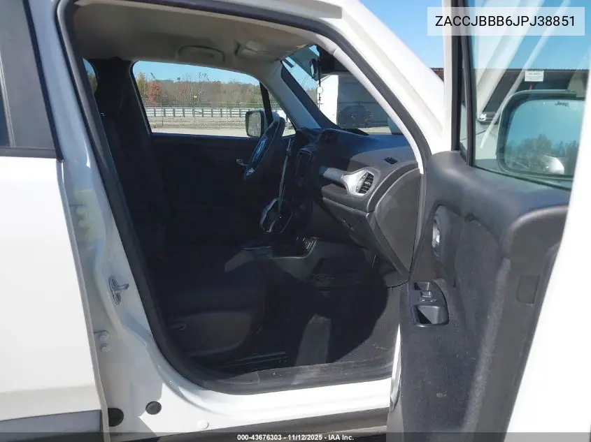 ZACCJBBB6JPJ38851 2018 Jeep Renegade Latitude 4X4