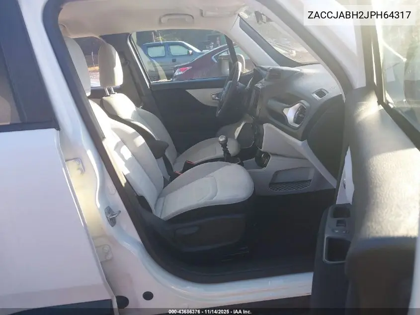 ZACCJABH2JPH64317 2018 Jeep Renegade Latitude Fwd
