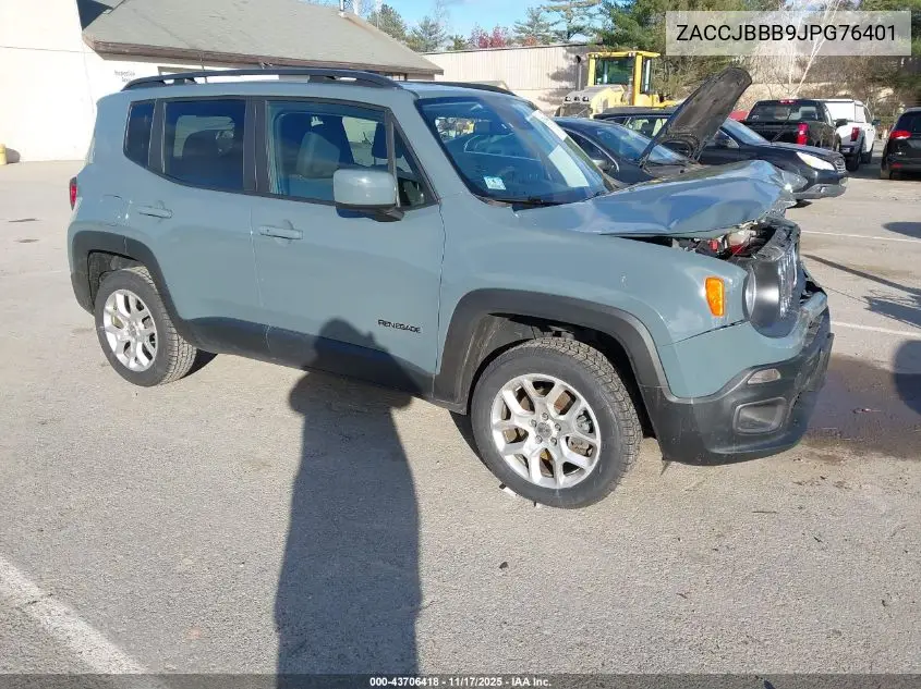 ZACCJBBB9JPG76401 2018 Jeep Renegade Latitude 4X4