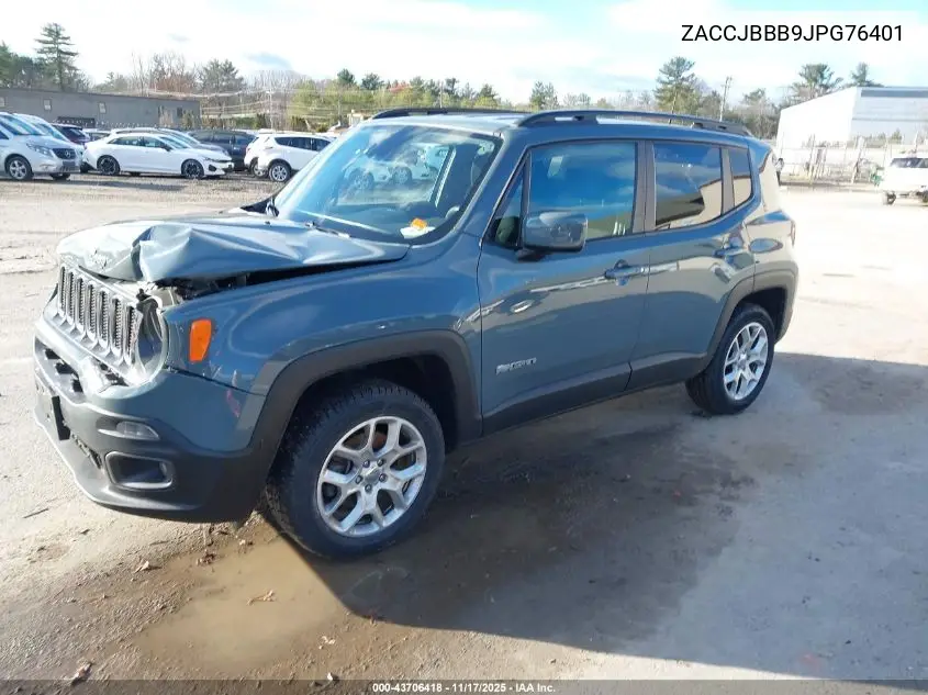ZACCJBBB9JPG76401 2018 Jeep Renegade Latitude 4X4