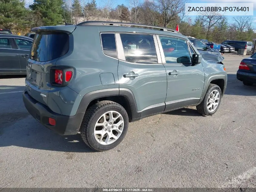 ZACCJBBB9JPG76401 2018 Jeep Renegade Latitude 4X4