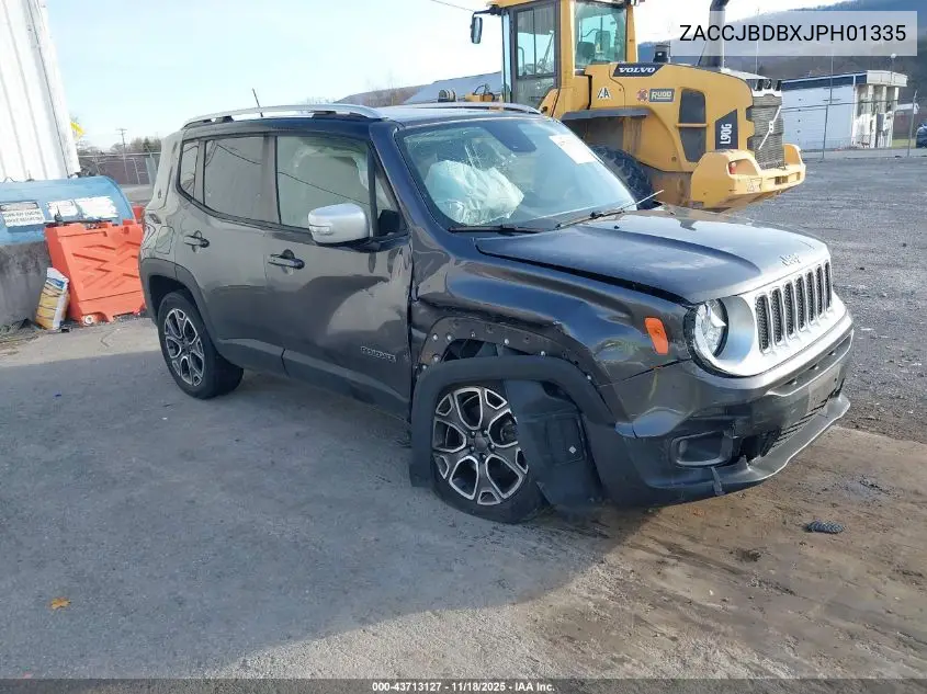 ZACCJBDBXJPH01335 2018 Jeep Renegade Limited 4X4