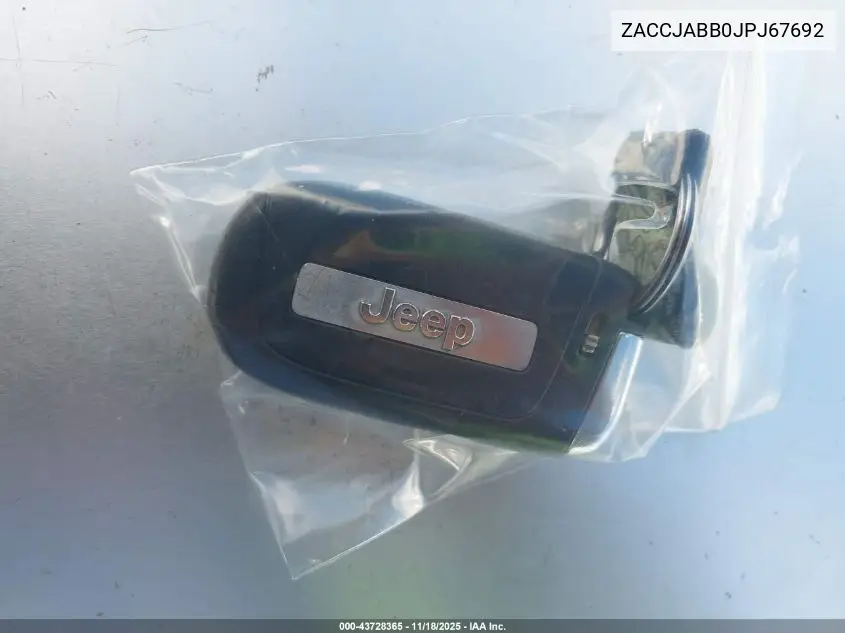 ZACCJABB0JPJ67692 2018 Jeep Renegade Altitude Fwd