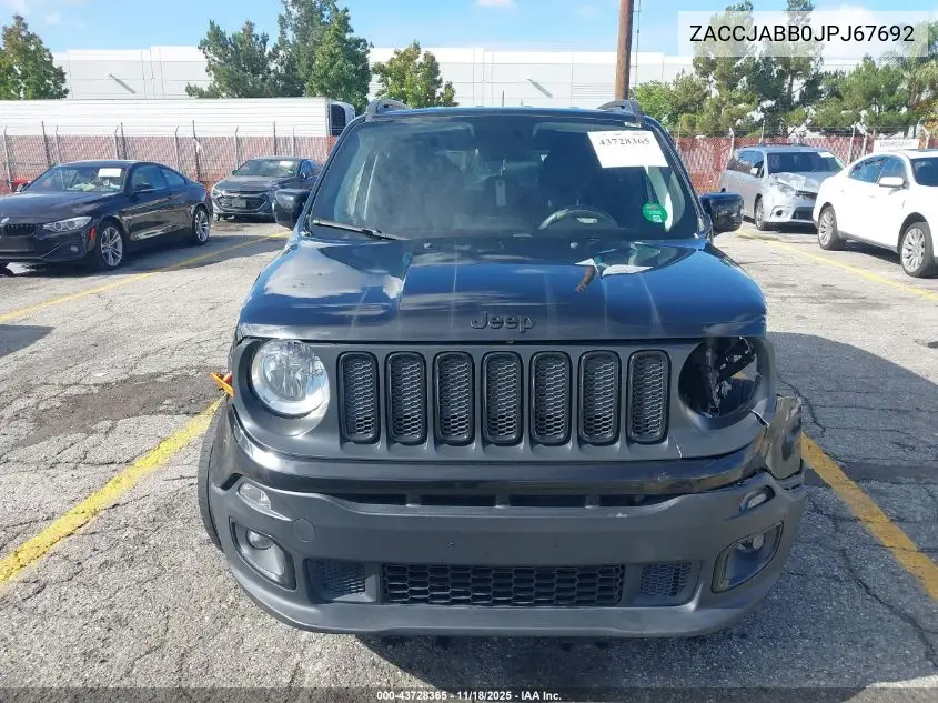 ZACCJABB0JPJ67692 2018 Jeep Renegade Altitude Fwd