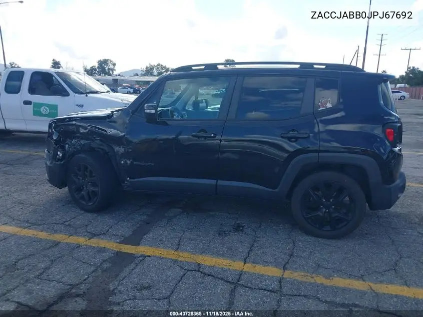 ZACCJABB0JPJ67692 2018 Jeep Renegade Altitude Fwd