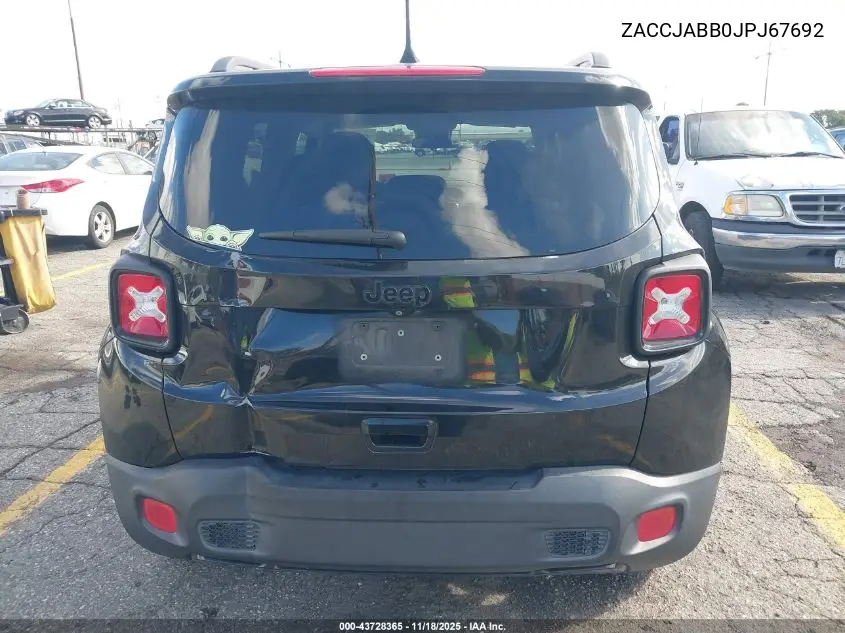 ZACCJABB0JPJ67692 2018 Jeep Renegade Altitude Fwd
