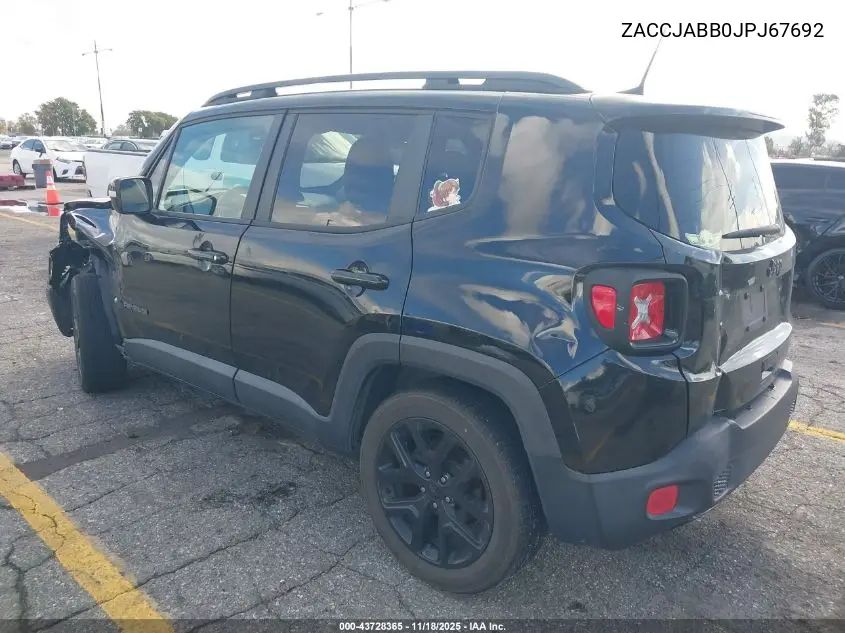 ZACCJABB0JPJ67692 2018 Jeep Renegade Altitude Fwd