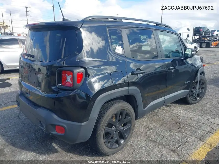 ZACCJABB0JPJ67692 2018 Jeep Renegade Altitude Fwd