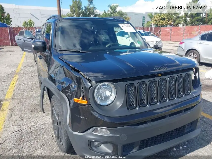 ZACCJABB0JPJ67692 2018 Jeep Renegade Altitude Fwd