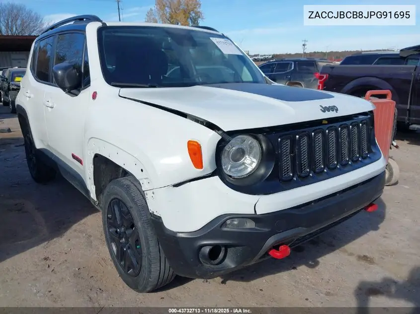 ZACCJBCB8JPG91695 2018 Jeep Renegade Trailhawk 4X4
