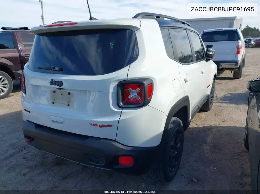 ZACCJBCB8JPG91695 2018 Jeep Renegade Trailhawk 4X4