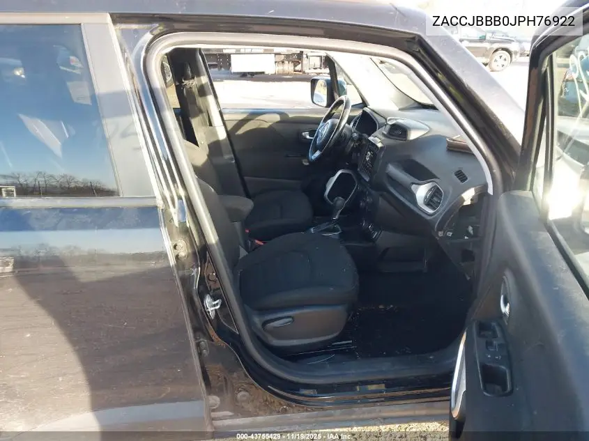 ZACCJBBB0JPH76922 2018 Jeep Renegade Latitude 4X4