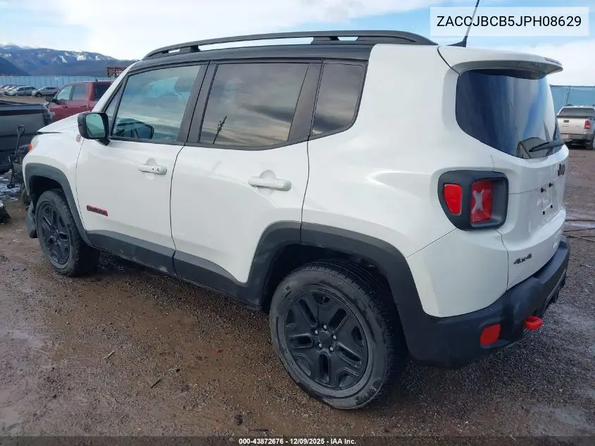 ZACCJBCB5JPH08629 2018 Jeep Renegade Trailhawk 4X4