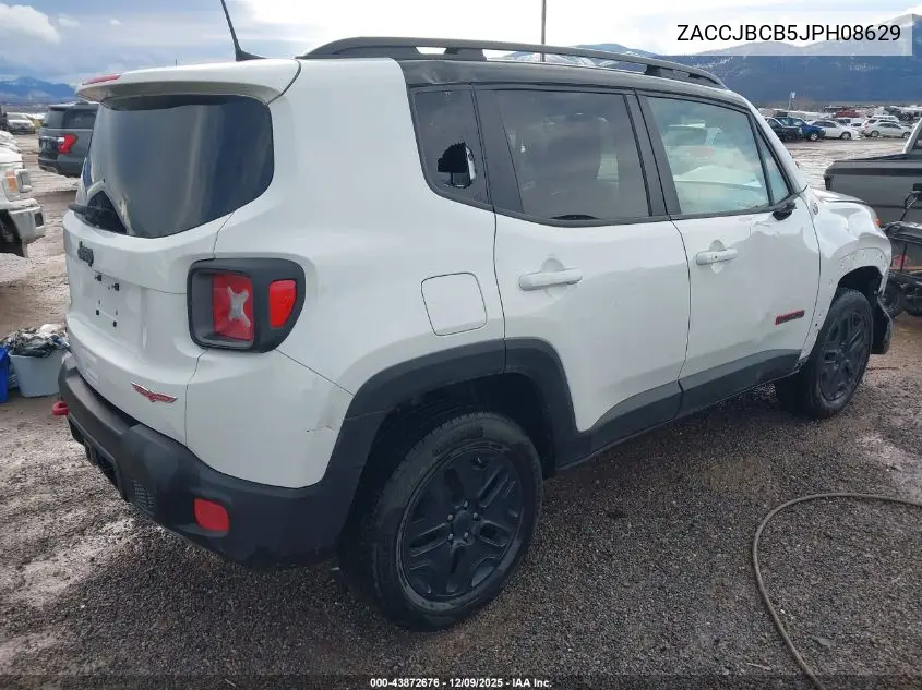 ZACCJBCB5JPH08629 2018 Jeep Renegade Trailhawk 4X4