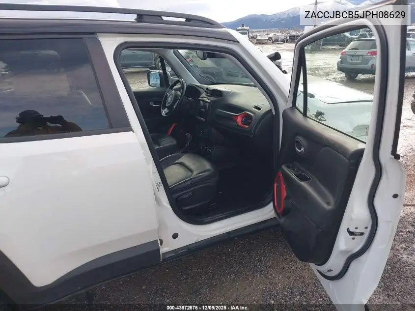 ZACCJBCB5JPH08629 2018 Jeep Renegade Trailhawk 4X4